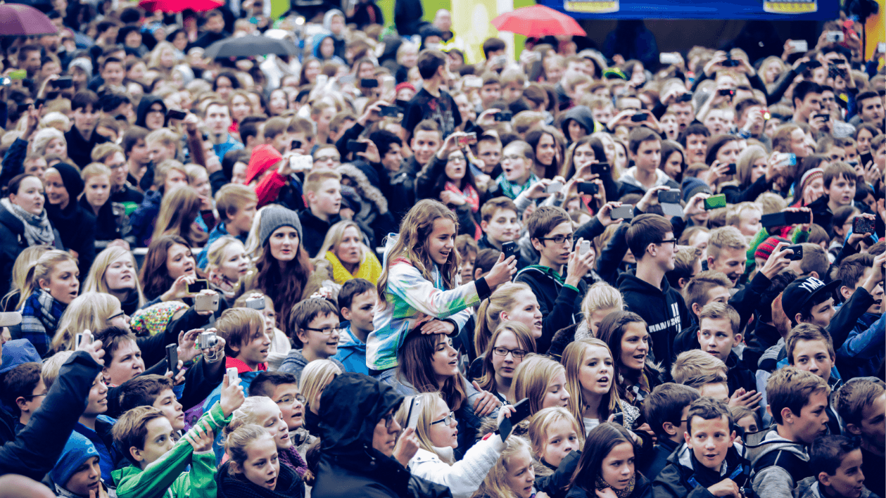 Public Events für Großveranstaltungen – Live-Kommunikation. Großes Event für junges Publikum.