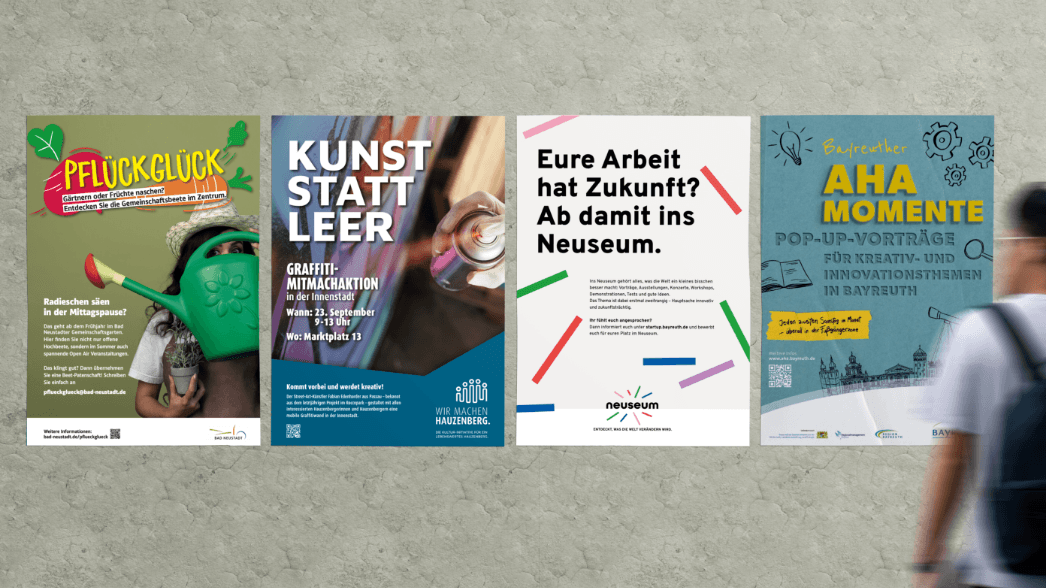 Kreative Kommunikation für “Kreative Zentren” - Projektkommunikation und Design | brandarena